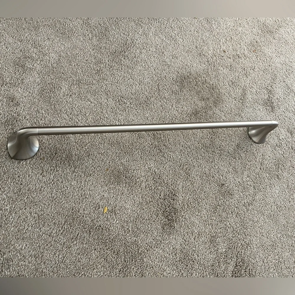 Brushed Nickel Towel Bar